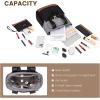 imageLOVEVOOK Backpack Purse for Women Convertible Mini Backpacks Tote for Teen Girls Small College Bookbag for Work School Travel 2pcs set BlackCreamBlackgreybrown