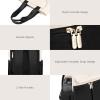 imageLOVEVOOK Backpack Purse for Women Convertible Mini Backpacks Tote for Teen Girls Small College Bookbag for Work School Travel 2pcs set BlackCreamBlackcream