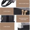 imageLOVEVOOK Backpack Purse for Women Convertible Mini Backpacks Tote for Teen Girls Small College Bookbag for Work School Travel 2pcs set BlackCreamBlackgreybrown