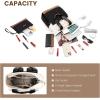 imageLOVEVOOK Backpack Purse for Women Convertible Mini Backpacks Tote for Teen Girls Small College Bookbag for Work School Travel 2pcs set BlackCreamBlackcream