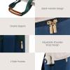 imageLOVEVOOK Backpack Purse for Women Convertible Mini Backpacks Tote for Teen Girls Small College Bookbag for Work School Travel 2pcs set BlackCreamCreamblue