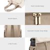 imageLOVEVOOK Backpack Purse for Women Convertible Mini Backpacks Tote for Teen Girls Small College Bookbag for Work School Travel 2pcs set BlackCreamCreamkhaki