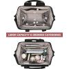 imageLOVEVOOK Laptop Backpack for Women 156 Inch Work Laptop Bag with USB Port Fashion Teacher Nurse Backpack Purse Waterproof Travel Computer Backpack with Organizer Bag 2PCS BeigeKhakiBlack