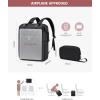imageLOVEVOOK Laptop Backpack for Women 156 Inch Work Laptop Bag with USB Port Fashion Teacher Nurse Backpack Purse Waterproof Travel Computer Backpack with Organizer Bag 2PCS BeigeKhakiBlack