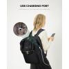 imageLOVEVOOK Laptop Backpack for Women 156 Inch Work Laptop Bag with USB Port Fashion Teacher Nurse Backpack Purse Waterproof Travel Computer Backpack with Organizer Bag 2PCS BeigeKhakiBlack