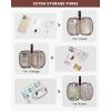 imageLOVEVOOK Laptop Backpack for Women 156 Inch Work Laptop Bag with USB Port Fashion Teacher Nurse Backpack Purse Waterproof Travel Computer Backpack with Organizer Bag 2PCS BeigeKhakiApricot  Coffee