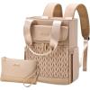 Khaki-quilted