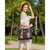 imageLOVEVOOK Canvas Purses for Women Crossbody Bags with Top Handle Boho Aztec Tote Handbag Shoulder Bag Satchel for Gift