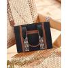 imageLOVEVOOK Canvas Purses for Women Crossbody Bags with Top Handle Boho Aztec Tote Handbag Shoulder Bag Satchel for Gift