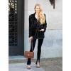imageLOVEVOOK Crossbody Bags for Women Leather Quilted Shoulder Bag with Chain Strap Trendy Clutch Satchel Ladies Evening BagBrown