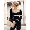 imageLOVEVOOK Crossbody Bags for Women Leather Quilted Shoulder Bag with Chain Strap Trendy Clutch Satchel Ladies Evening BagNudebeige