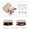 imageLOVEVOOK Crossbody Bags for Women Leather Quilted Shoulder Bag with Chain Strap Trendy Clutch Satchel Ladies Evening BagType VNudebeige
