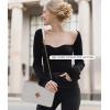 imageLOVEVOOK Crossbody Bags for Women Leather Quilted Shoulder Bag with Chain Strap Trendy Clutch Satchel Ladies Evening BagWhiteTypeb