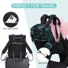imageLOVEVOOK Diaper Bag BackpackDiaper Bag Tote with Insulated PocketsBaby Bag for Girl Boy with Changing PadLarge Baby Diaper Bag with Pacifier CaseAntiTheft Travel Backpack for WomenBlackgreen