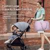 imageLOVEVOOK Diaper Bag Tote with Pacifier Case and Changing Pad Large Capacity Mommy Bag for Hospital and Weekender Travel Functional Baby Bag Newborn Baby Essential PinkLight Purple