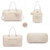 imageLOVEVOOK Diaper Bag Tote with Pacifier Case and Changing Pad Large Capacity Mommy Bag for Hospital and Weekender Travel Functional Baby Bag Newborn Baby Essential PinkBeige