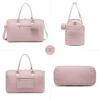 imageLOVEVOOK Diaper Bag Tote with Pacifier Case and Changing Pad Large Capacity Mommy Bag for Hospital and Weekender Travel Functional Baby Bag Newborn Baby Essential PinkPink
