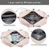 imageLOVEVOOK Diaper Bag Tote with Pacifier Case and Changing Pad Large Capacity Mommy Bag for Hospital and Weekender Travel Functional Baby Bag Newborn Baby Essential PinkNude Pink