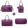 imageLOVEVOOK Diaper Bag Tote with Pacifier Case and Changing Pad Large Capacity Mommy Bag for Hospital and Weekender Travel Functional Baby Bag Newborn Baby Essential PinkPurple