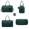 imageLOVEVOOK Diaper Bag Tote with Pacifier Case and Changing Pad Large Capacity Mommy Bag for Hospital and Weekender Travel Functional Baby Bag Newborn Baby Essential PinkDark Green