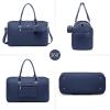 imageLOVEVOOK Diaper Bag Tote with Pacifier Case and Changing Pad Large Capacity Mommy Bag for Hospital and Weekender Travel Functional Baby Bag Newborn Baby Essential PinkBlue