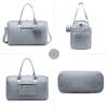 imageLOVEVOOK Diaper Bag Tote with Pacifier Case and Changing Pad Large Capacity Mommy Bag for Hospital and Weekender Travel Functional Baby Bag Newborn Baby Essential PinkGrey