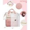 imageLOVEVOOK Mini Backpack for Women Small Backpacks Purse College Bookbag for School Fashion Bag for Travel Work Gift Lightweight Daypack BeigeBlackBrownBeigepink