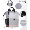 imageLOVEVOOK Mini Backpack for Women Small Backpacks Purse College Bookbag for School Fashion Bag for Travel Work Gift Lightweight Daypack BeigeBlackBrownBlackgraybrown
