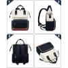 imageLOVEVOOK Mini Backpack for Women Small Backpacks Purse College Bookbag for School Fashion Bag for Travel Work Gift Lightweight Daypack BeigeBlackBrownBeigebluebrown
