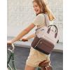 imageLOVEVOOK Mini Backpack for Women Small Backpacks Purse College Bookbag for School Fashion Bag for Travel Work Gift Lightweight Daypack BeigeBlackBrownBeigecoffeeblack