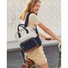 imageLOVEVOOK Mini Backpack for Women Small Backpacks Purse College Bookbag for School Fashion Bag for Travel Work Gift Lightweight Daypack BeigeBlackBrownBeigebluebrown