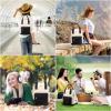 imageLOVEVOOK Mini Backpack for Women Stylish Waterproof Backpack Purse with USB Port Cute Bookbag for College School TravelBlack  Beige