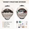 imageLOVEVOOK Mini Backpack for Women Stylish Waterproof Backpack Purse with USB Port Cute Bookbag for College School TravelBlack  Beige