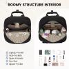 imageLOVEVOOK Mini Backpack for Women Stylish Waterproof Backpack Purse with USB Port Cute Bookbag for College School TravelBlack