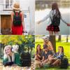 imageLOVEVOOK Mini Backpack for Women Stylish Waterproof Backpack Purse with USB Port Cute Bookbag for College School TravelBlack