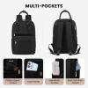 imageLOVEVOOK Mini Backpack for Women Stylish Waterproof Backpack Purse with USB Port Cute Bookbag for College School TravelBlack