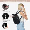imageLOVEVOOK Mini Backpack for Women Stylish Waterproof Backpack Purse with USB Port Cute Bookbag for College School TravelBlack