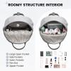imageLOVEVOOK Mini Backpack for Women Stylish Waterproof Backpack Purse with USB Port Cute Bookbag for College School TravelDark Gray  Light Gray