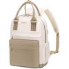 imageLOVEVOOK Mini Backpack for Women Stylish Waterproof Backpack Purse with USB Port Cute Bookbag for College School TravelKhaki  Beige
