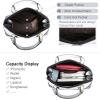 imageLOVEVOOK Purse for Women Small Crossbody Bags Classic Double Zip Top Handle Dome Satchel BagBlackBeige