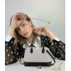imageLOVEVOOK Purse for Women Small Crossbody Bags Classic Double Zip Top Handle Dome Satchel BagCanvasJacquard Black