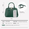 imageLOVEVOOK Purse for Women Small Crossbody Bags Classic Double Zip Top Handle Dome Satchel BagGreen