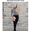 imageLOVEVOOK Purse for Women Small Crossbody Bags Classic Double Zip Top Handle Dome Satchel BagNude