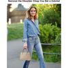 imageLOVEVOOK Purse for Women Small Crossbody Bags Classic Double Zip Top Handle Dome Satchel BagNude