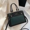 imageLOVEVOOK Purses and Handbags for Women Tote Shoulder Bag Satchel Black Purse and PU Leather Top Handle for ladiesBlackgreen