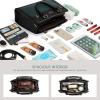 imageLOVEVOOK Purses and Handbags for Women Tote Shoulder Bag Satchel Black Purse and PU Leather Top Handle for ladiesBlackgreen