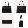imageLOVEVOOK Purses and Handbags for Women Tote Shoulder Bag Satchel Black Purse and PU Leather Top Handle for ladiesBlacks