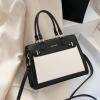 imageLOVEVOOK Purses and Handbags for Women Tote Shoulder Bag Satchel Black Purse and PU Leather Top Handle for ladiesBlackwhite