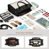imageLOVEVOOK Purses and Handbags for Women Tote Shoulder Bag Satchel Black Purse and PU Leather Top Handle for ladiesBlackwhite