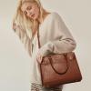 imageLOVEVOOK Purses and Handbags for Women Tote Shoulder Bag Satchel Black Purse and PU Leather Top Handle for ladiesBrown